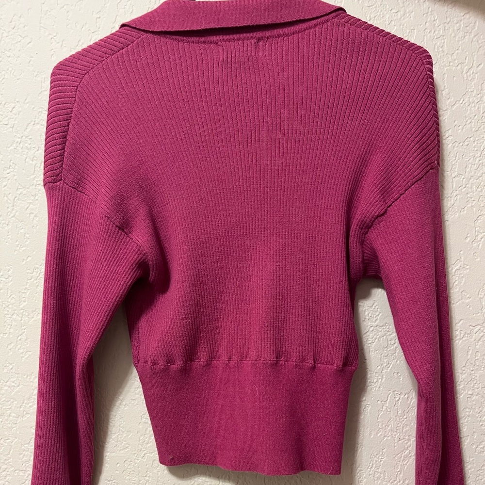 MONROW Ribbed Pullover Sweater - Picture 2 of 2